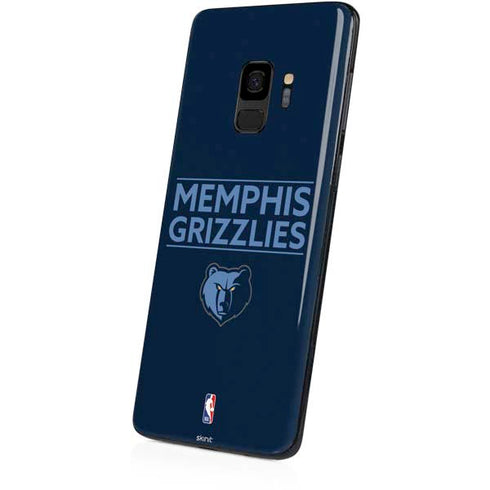 NBA Memphis Grizzlies Standard -  Blue Galaxy S9 Skin